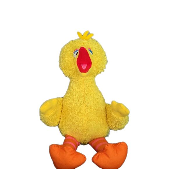 Kohls Cares Big Bird 15" Plush Stuffed Animal Sesame Street Yellow Gift Boy Girl - Picture 1 of 7